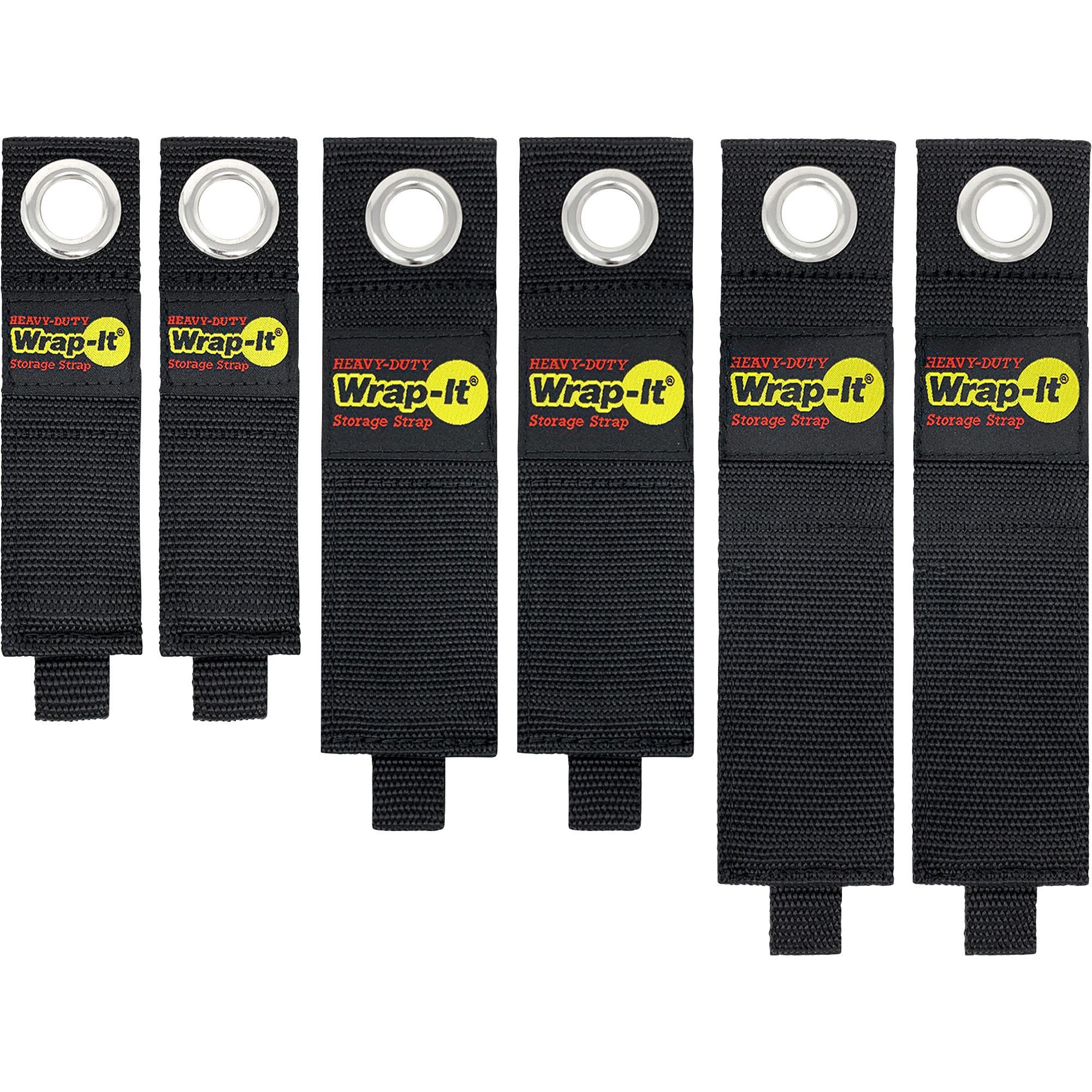 Wrap-It Heavy-Duty Storage Strap, 6-Pk., Assorted, Model# 106-234BX